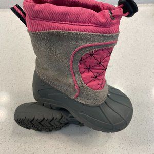 Sporto Little Girls Gray/Pink Snow Shoe: Cozy Adventures in Style-Size S 5-6